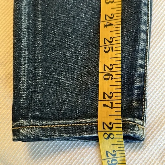 American Eagle Outfitters Super Stretch X Jegging Overall Distressed Size 2 - Picture 16 of 16